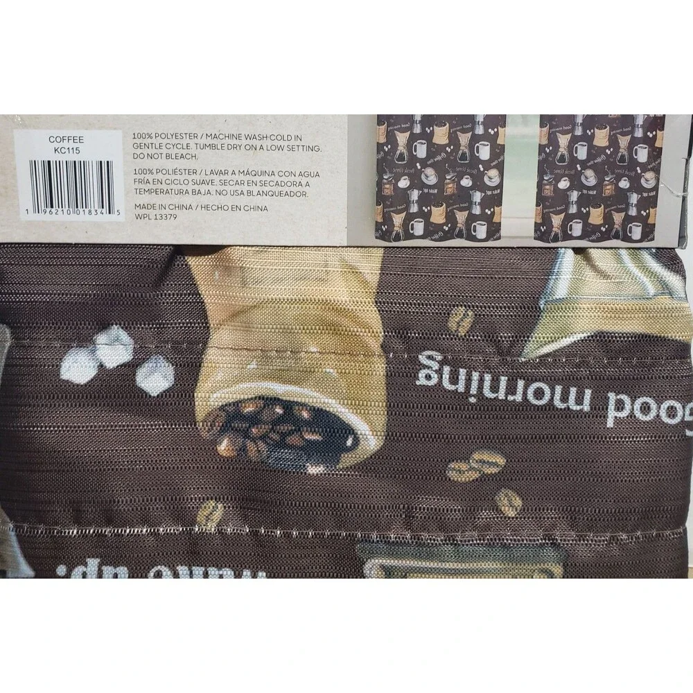 3pc. Kitchen Curtains Set:2 Tiers(26